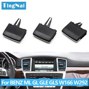 메르세데스 벤츠 W166 W292 ML350 GL450 M ML GLE GLS 용 자동차 전면 후면 AC 에어 벤트 아울렛 탭 클립 수리 키트