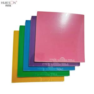 Huieson 5 색 다채로운 탁구 고무 시트 레인보우 2.0mm 그린 블루 옐로우 퍼플 핑크 탁구 고무 훈련