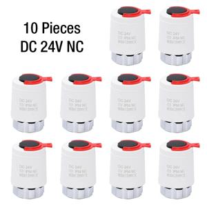 바닥 난방용 전기 열 액추에이터, TRV 라디에이터, 정상 폐쇄 NC, 정상 개방 NO, M30 * 1.5mm, 24V, 1/5/10 개