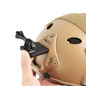 BOOIU 전술 헬멧 베이스 어댑터 세트, 스포츠 고프로 히어로 액션 카메라 액세서리, FAST, MICH, NVG 헬멧 고정 브래킷