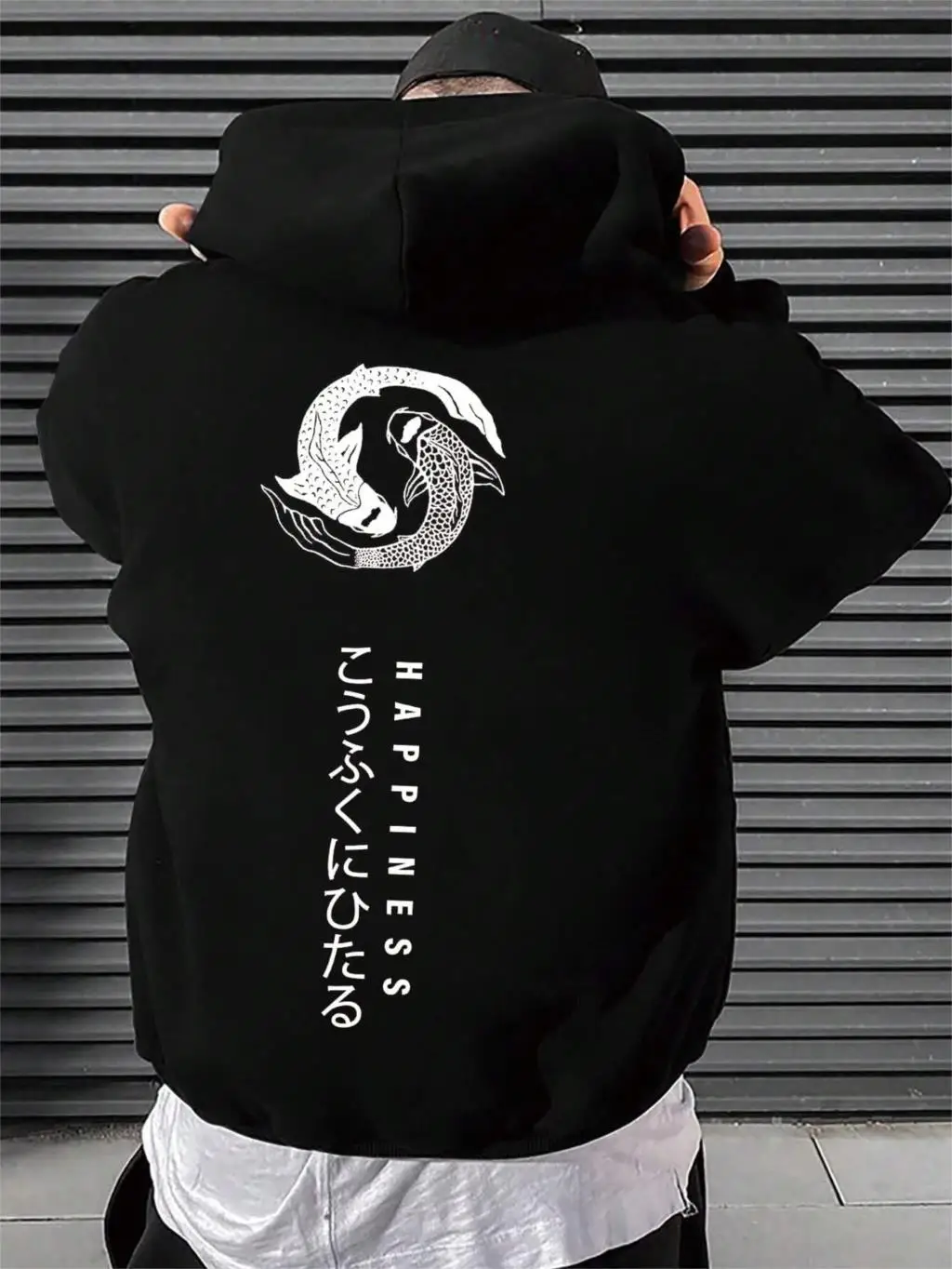 일본 만화 인쇄 남자 Hoody o-넥 모든 경기 느슨한 운동복 패션 양털 기본 일일 까마귀 가을 참신 옷