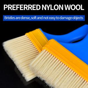 벽과 가구를 위한 나무 손잡이 페인트 브러시가 있는 다기능 페인트 브러시 깨끗한 나일론 페인트 바베큐 브러시