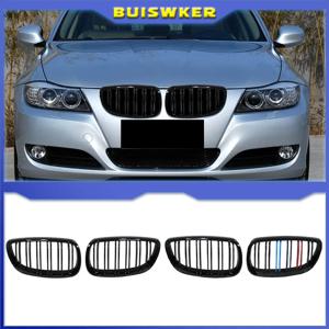 더블 라인 그릴 앞 범퍼 레이싱 그릴 BMW E92 E93 2 도어 Pre-LCI M3 2006-2009 고품질 자동차 스타일링 부품