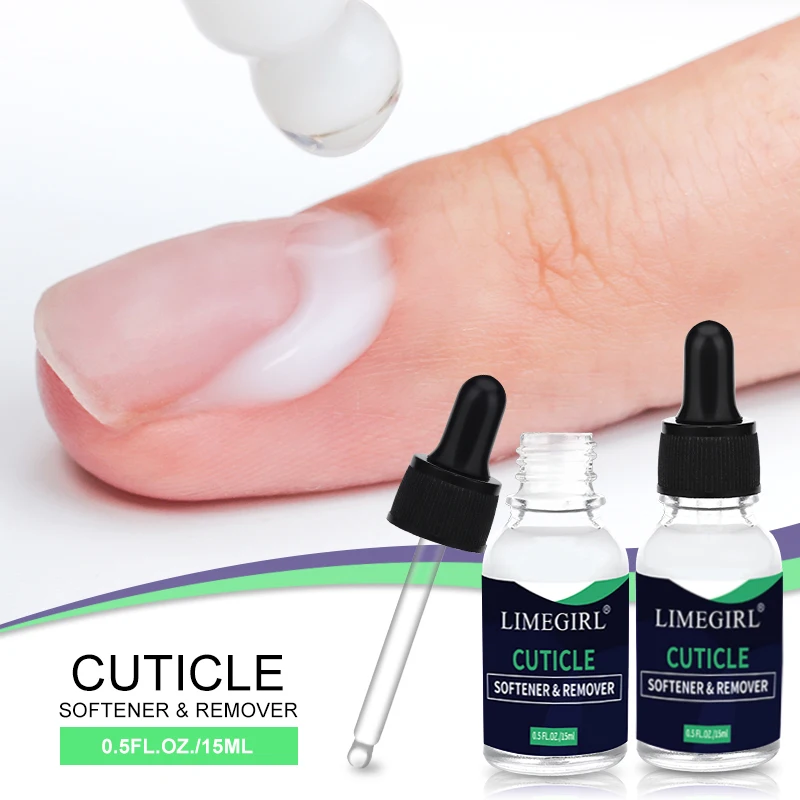 LIMEGIRL 15ml 네일 케어 큐티클 재생 오일 예방 매니큐어 연화제 데드 스킨 젤 매니큐어 케어 도구