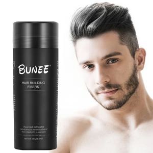 BUNEE 모발 섬유 27.5g: 대머리 부위용 천연 모발 농축 섬유, 부분 라인 채우기, 27.5g 섬유 분말 포함