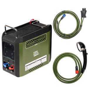 휴대용 샤워 보탄 온수기 (펌프 포함) 최대 100분 3초 순간 온수 20,000 BTU 4000mAh 충전식 배터리 (야외용)