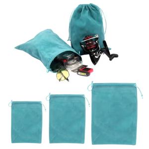 낚시 도구 액세서리 휠 보관 가방 낚시 릴 가방 휴대용 Drawstring 릴 보호 가방