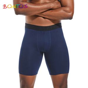 긴 남성 팬티 스포츠 레깅스 boxershorts 남성 폴리 에스터 속옷 남자 복서 반바지 남성용 속옷을위한 빠른 건조 복서