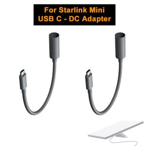 Starlink 미니 USB C-DC 어댑터 전원 케이블 65W PD 와이어 변환 라인 Starlink 미니 액세서리 용 플러그 앤 플레이