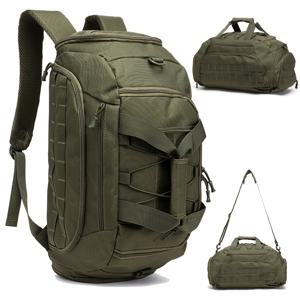 신발 구획이있는 전술 체육관 배낭 컨버터블 3-in-1 더플 슬링 백 남성용 여성용 Weekender Overnight Travel Bag