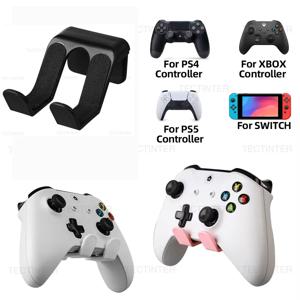 PS5 PS4 스위치 프로 Xbox One 게임 컨트롤러 용 스탠드 홀더 벽 마운트 게임 패드 헤드폰 헤드셋 교수형 브래킷 행거