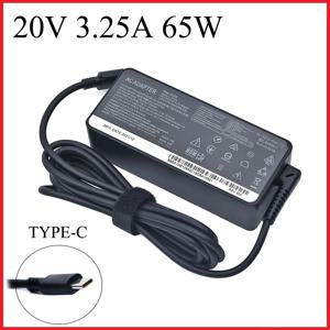 레노버 씽크패드 X1 카본 요가 X270 X280 T580 P51 P52s E480 E470 S2용 20V 3.25A 65W USB Type-C AC 노트북 전원 어댑터 충전기
