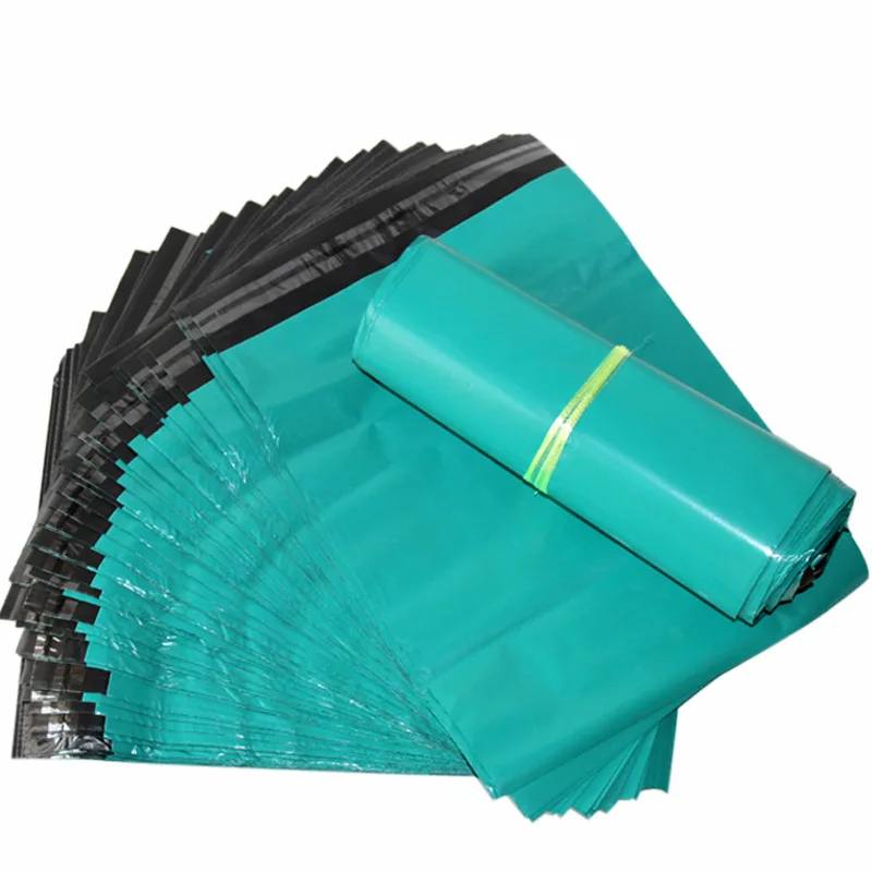 INPLUSTOP 50Pcs 화이트 컬러 Thicken Express Bag 감사합니다 인쇄 방수 의류 소포 포장 가방 봉투 택배 주머니