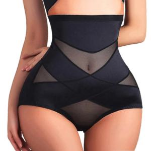 섹시한 크로스 바디 셰이퍼 높은 허리 팬티 여성 속옷 거들 배꼽 배꼽 컨트롤 트레이너 Shapewear 슬리밍 속옷