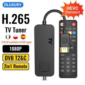 유럽 ​​H.265 DVB-T2&C TV 디코더 Dolby HD 1080P 미니 TV 튜너 HEVC 10Bit U8mini 디지털 지상파 수신기 지원 WiFi