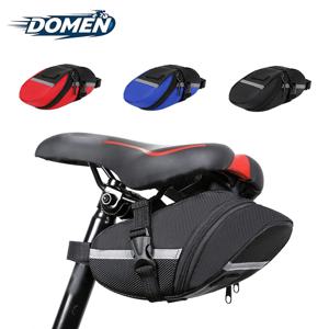 DOMEN 자전거 방수 안장 가방 자전거 반사 테일 가방 MTB 자전거 범용 후면 가방 야외 자전거 액세서리