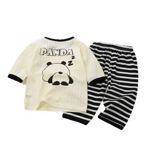 아기 잠옷 세트 면화 어린이 잠옷 유아 긴 소매 아기 Nightwear 잠옷 어린이 만화 Homewear 의류