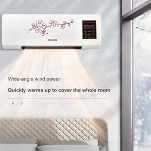 미니 에어 쿨러 벽걸이 전기 가정용 히터, 터치 스크린, 1800W 리모컨 히터, 16-40 도 조절 가능, 1800W