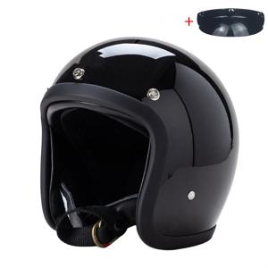 FiberGlass 빈티지 500TX 오픈 페이스 오토바이 헬멧 레트로 스쿠터 타기 3/4 제트 카스코 모토 커패시턴스 일본 한국 스타일 BLD