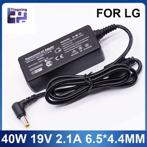 LG 24 인치 LED LCD 모니터 용 19V 2.1A 6.5*4.4MM 어댑터 AP16B-A LCAP26B-E ADS-45FSN-19 19040GPCU 충전기 전원 공급 장치 코드