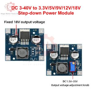 DC 3-40V ~ 3.3V/5V/9V/12V/18V 스텝다운 전원 모듈 LM2596 스텝다운 모듈 DC1.5-35V 가변 전압 전원 모듈 ﻿