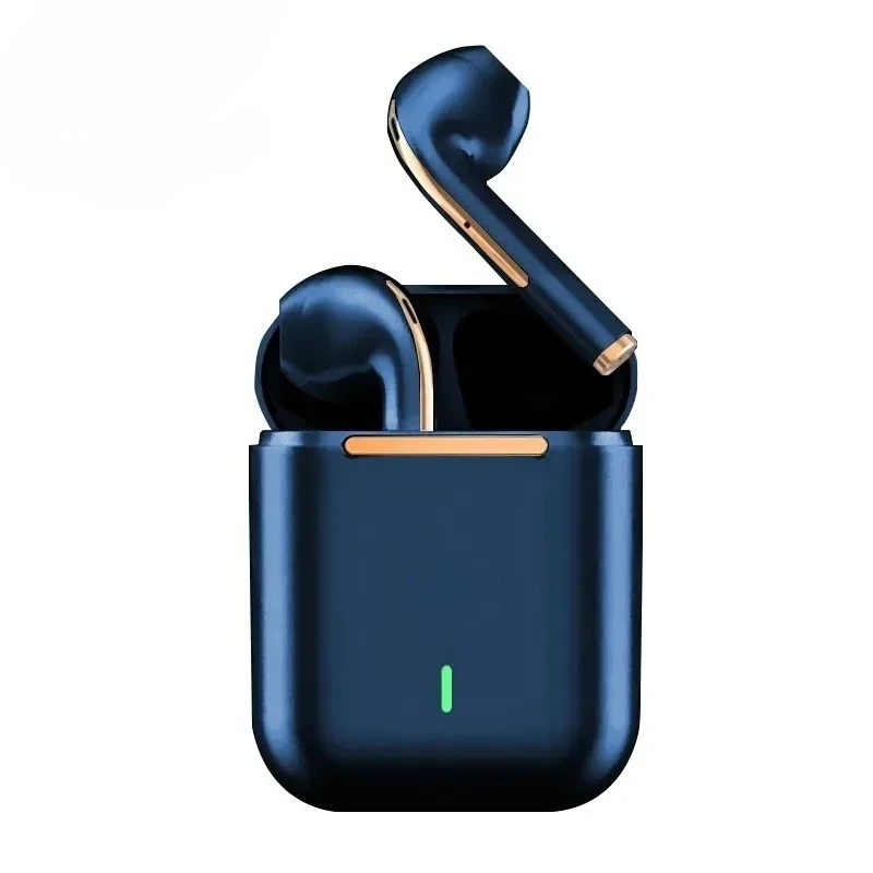 무선 이어폰 J18 In Ear TWS Bluetooth Ture 스포츠 헤드폰 HiFI 스테레오 게임 마이크가있는 방수 헤드셋