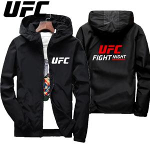 UFC 뉴-남성 캐주얼 소방관 재킷, 야외 초박형 부티크 지퍼 자외선 차단제 운동복, 여름, 스포츠 스타일 2025