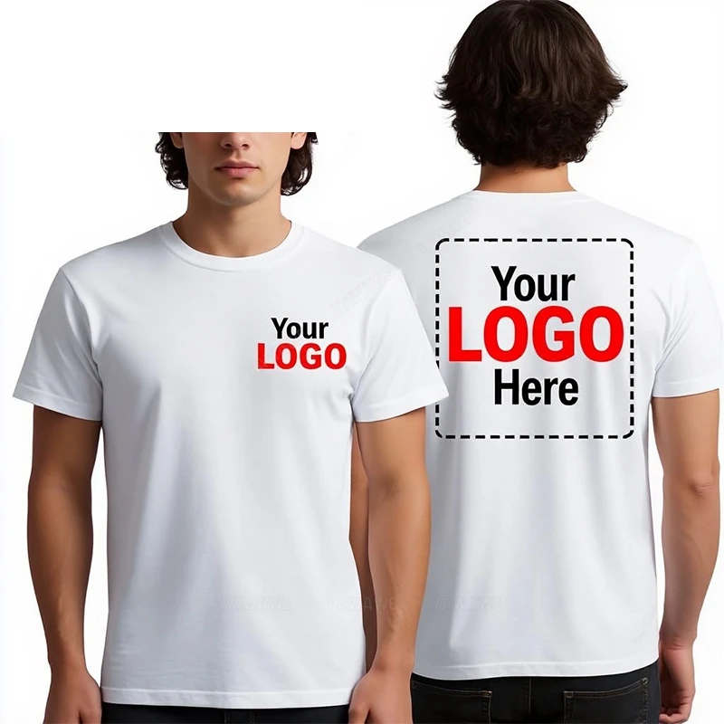 남성 Tshirt 여기서 당신의 디자인 코튼 편안한 남여 Teeshirt 패션 맞춤형 여름 탑 그를위한 완벽한 선물