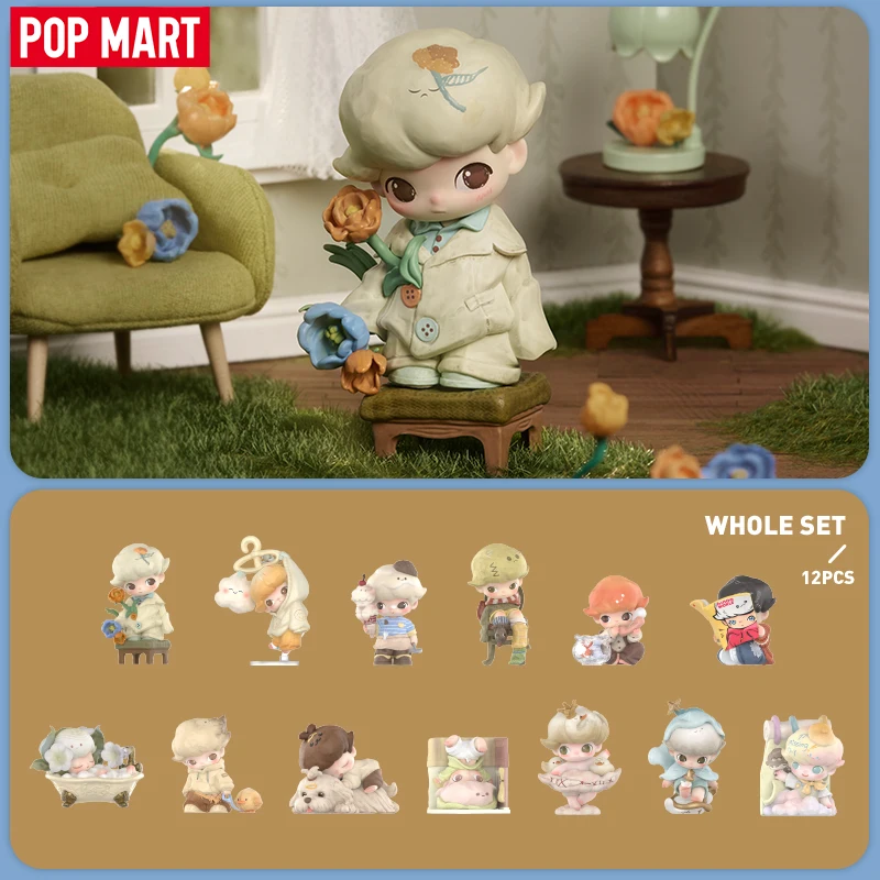 POP MART DIMOO 빠진 날 시리즈 피규어 1개/12개 블라인드 박스 POPMART 한 주문에 한정 2개/세트