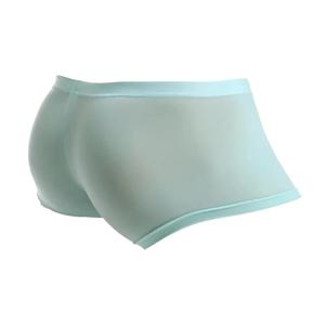 속옷 얼음 실크 남자 팬티 섹시한 복서 반바지 팬티 비키니 초박형 복서