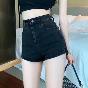 여성용 슬림 데님 반바지, 올매치 스트레이트 팬츠, 기본 심플, 핫 세일, 대학생 여름 바지, 신상
