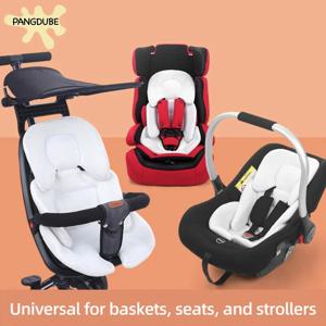 PANGDUBE 유모차 매트용 범용 시트 쿠션, 유모차용 안전 시트, 아기 하이체어 쿠션, 양면 폴라 플리스 및 메쉬