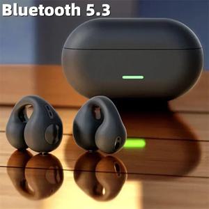 새로운 오리지널 T75 골전도 무선 블루투스 5.3 헤드폰 스포츠 이어폰 HiFi 음질 방수 TWS 헤드셋