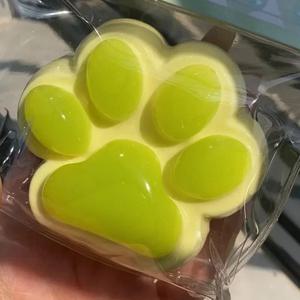 고양이 발 떡 Squishy Fidget 장난감 귀여운 고양이 발 장난감 느린 리바운드 감압 장난감 스트레스 감소 어린이 장난감 선물 ﻿