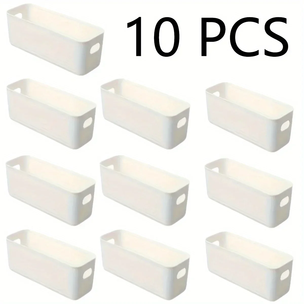 10pcs 다기능 스토리지 박스 내구성 대용량 데스크탑 스토리지 박스 잡화 스토리지에 적합한 속옷 스토리지