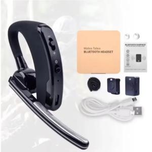 BaoFeng UV-82 UV-5R 888S 워키 토키 양방향 라디오 모토 자전거 핸즈프리 블루투스 PTT 이어폰 무선 헤드폰 헤드셋