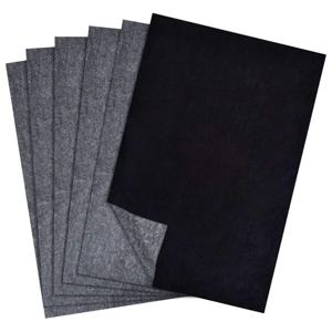 50PCS A4 카본 종이 검정색 읽기 쉬운 흑연 전송 추적 그림 재사용 가능한 예술 표면 복사 용지 Dropshipping 도매