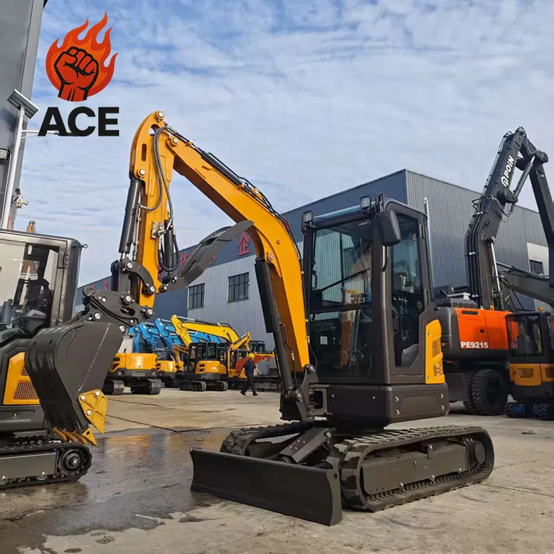 EPA kubota mini bagger excavator 3.5 ton Customized mini digger excavadora 3 ton mini bagger excavator for free shipping