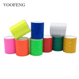 VOOFENG 높은 가시성 반사 자기 접착 테이프 스티커 경고 테이프 DIY 자동차 자전거 스티커 5cm * 1m