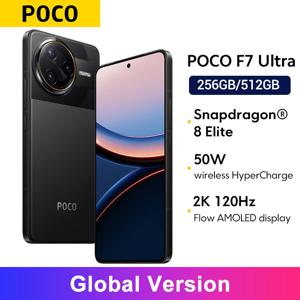 POCO F7 울트라 글로벌 버전 스냅드래곤 8 엘리트 모바일 플랫폼 120W 하이퍼체인지 6.67인치 50MP 메인 카메라 WQHD+ 플로우 AMOLED