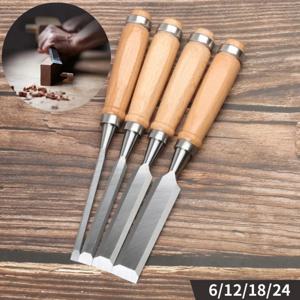 4 Pcs 나무 조각 끌 세트 인체 공학적 나무 조각 도구와 목공을위한 전문 DIY 보조 도구