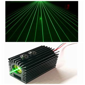 방열판이 있는 선풍기 녹색 레이저 모듈, 532nm, 50mw
