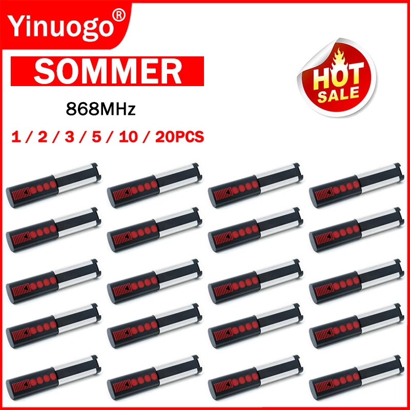 SOMMER 868 4020 TX03-868-4 차고 문짝 리모컨, 868MHz SOMMER 4026 TX03-868-2 4031 4025 4011 4021 4035 게이트 리모컨