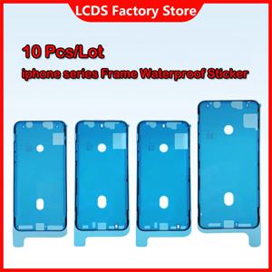 10 Pcs 방수 스티커 아이폰 12 프로 맥스 12 미니 X XS XR XS 맥스 LCD 디스플레이 프레임 베젤 씰 테이프 접착제 3M 접착제