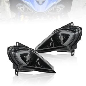 ATV H4 LED 헤드 라이트 Yamaha Raptor 700R 250 350 헤드 램프 YFZ450R Wolverine 450 2006-2023 DRL 전면 램프 방향 지시등