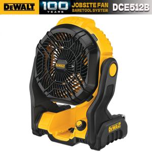 DEWALT 휴대용 작업 현장 선풍기 베어 도구, 리튬 전동 공구, 야외 무선 캠핑 선풍기, DCE512B, DCE512, 최대 20V