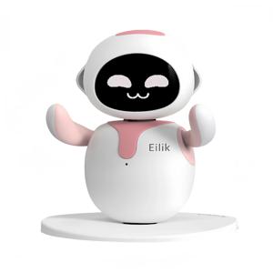 Eilik 귀여운 로봇 애완 동물 장난감, 풍부한 감정 애니메이션 및 미니 게임, 완벽한 책상 터치, 인터랙티브 컴패니언