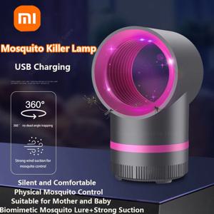 Xiaomi 플러그인 유형 모기 빛 휴대용 물리적 트래핑 전기 모기 트랩 USB 케이블로 Lndoor 모기 킬러 램프