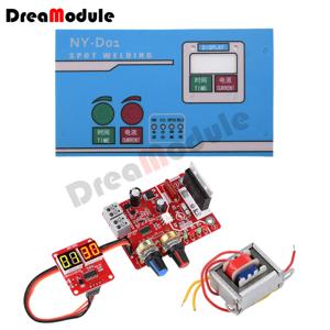 NY-D01 스폿 용접기 제어판 디지털 디스플레이 단일 펄스 스폿 용접기 제어 보드 키트 AC110V/AC220V 100A