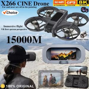 X266 미니 RC 드론 WiFi 8K HD 듀얼 카메라 6축 헤드리스 모드 헬리콥터 360 °   플립 리모컨 쿼드콥터 소년 장난감 선물 UA